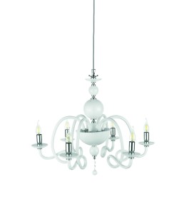 LAMP VIVALDI 6 LUCI BIANCO_42176